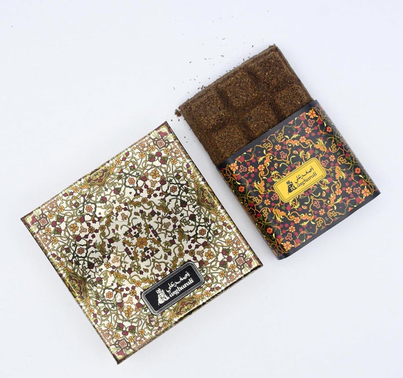 A AsgharAli - Bakhoor Enab Incense - Oud Bakhoor Incense Bricks with Cedarwood - Long-Lasting Fragrance - 40gm - Image 2